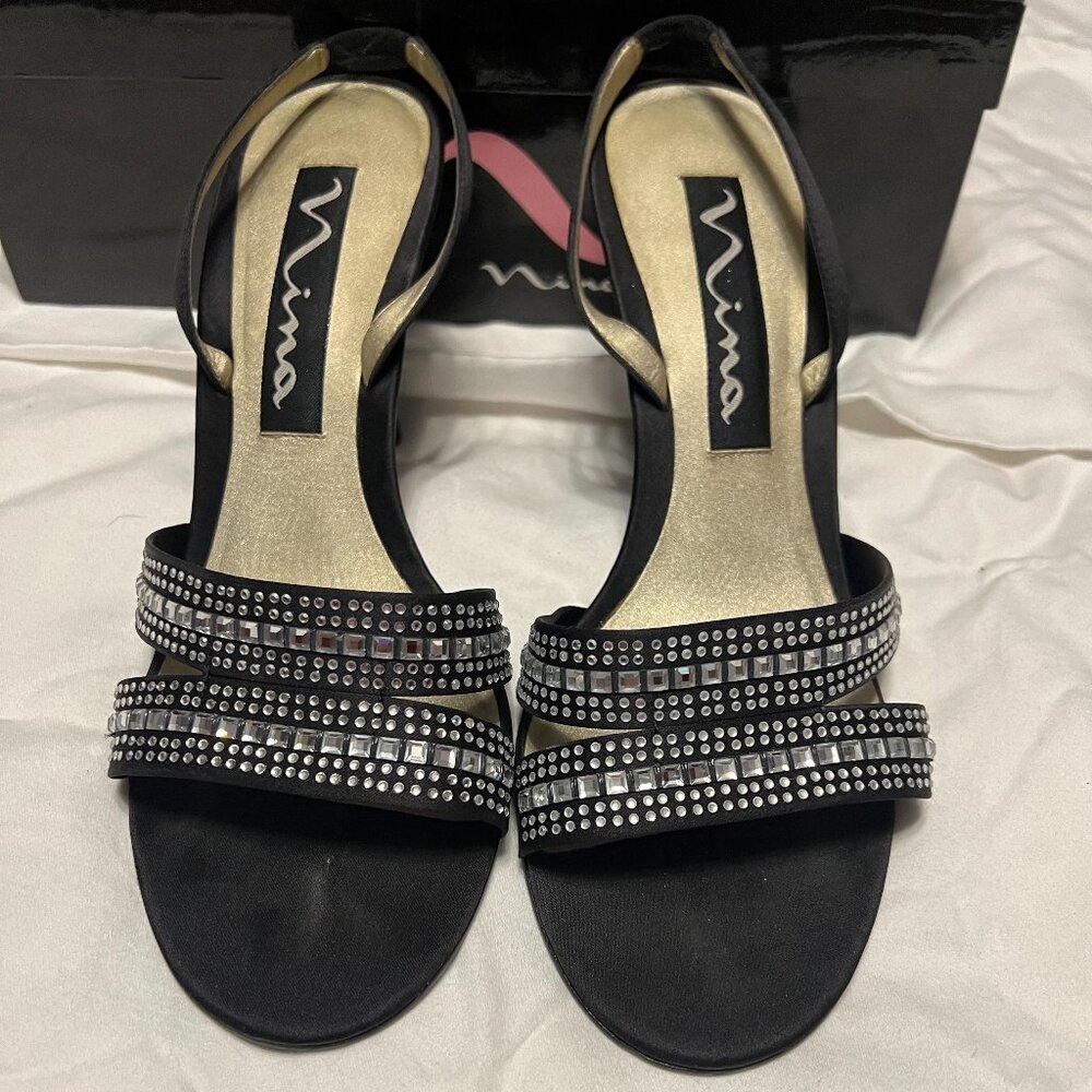 BLACK NINA DRESS SHOES SIZE 7